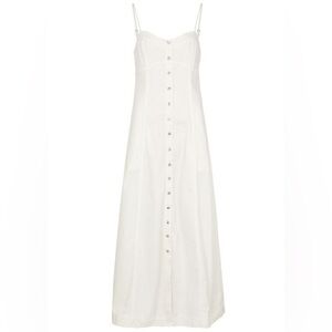 Free People Just Jill Denim Maxi Dress B1530